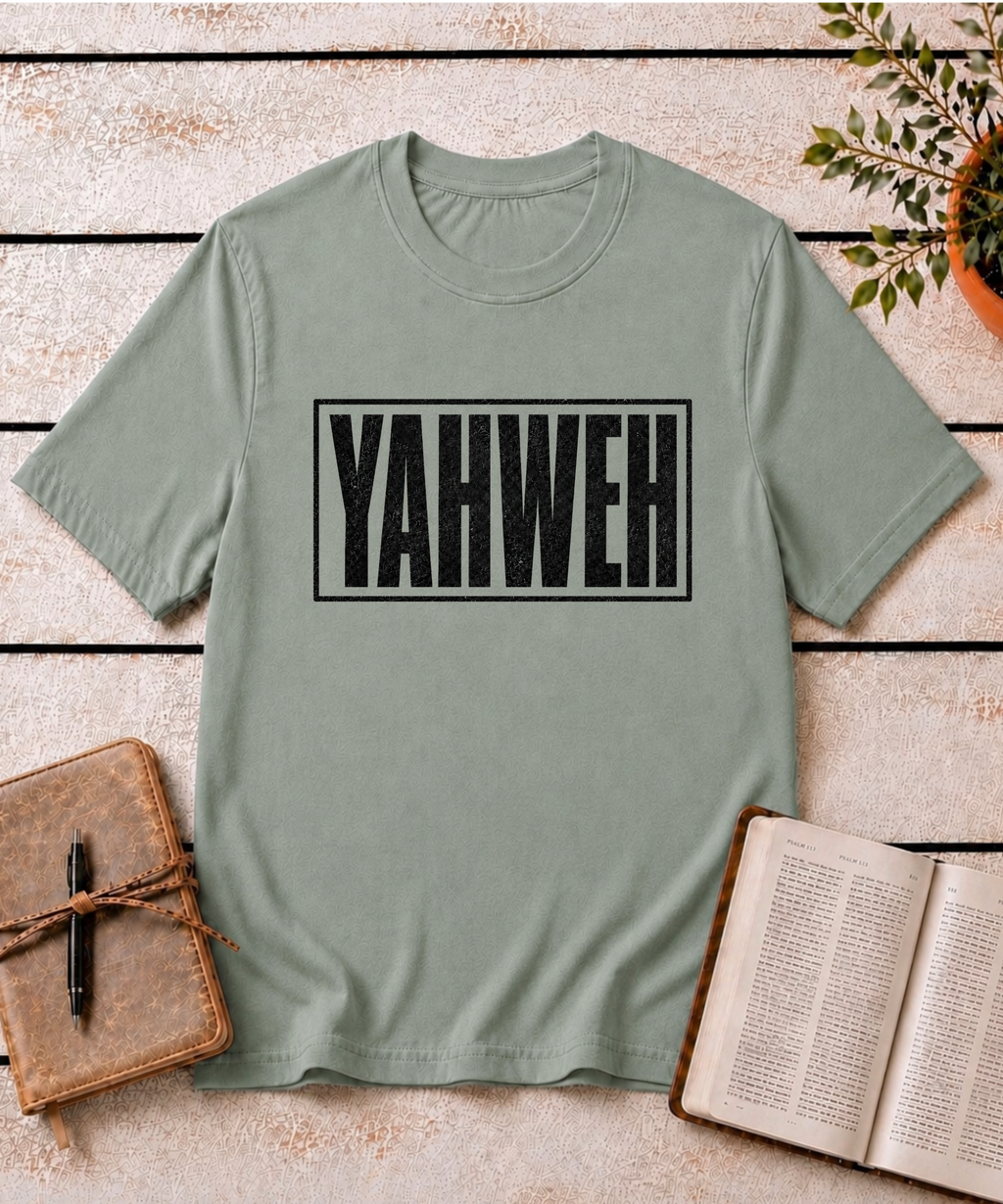 Yahweh T-Shirt (Black Font)
