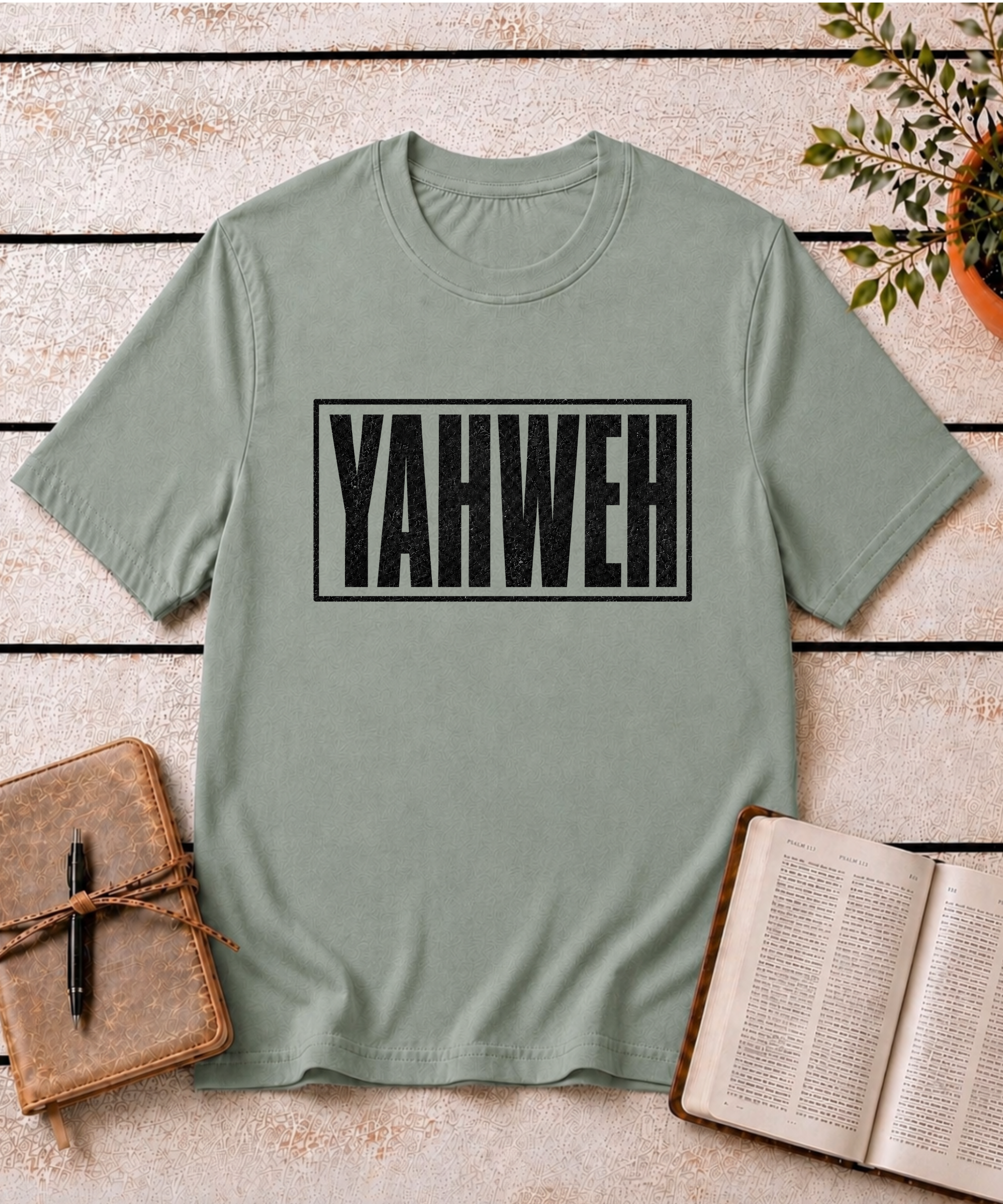 Yahweh T-Shirt (Black Font)