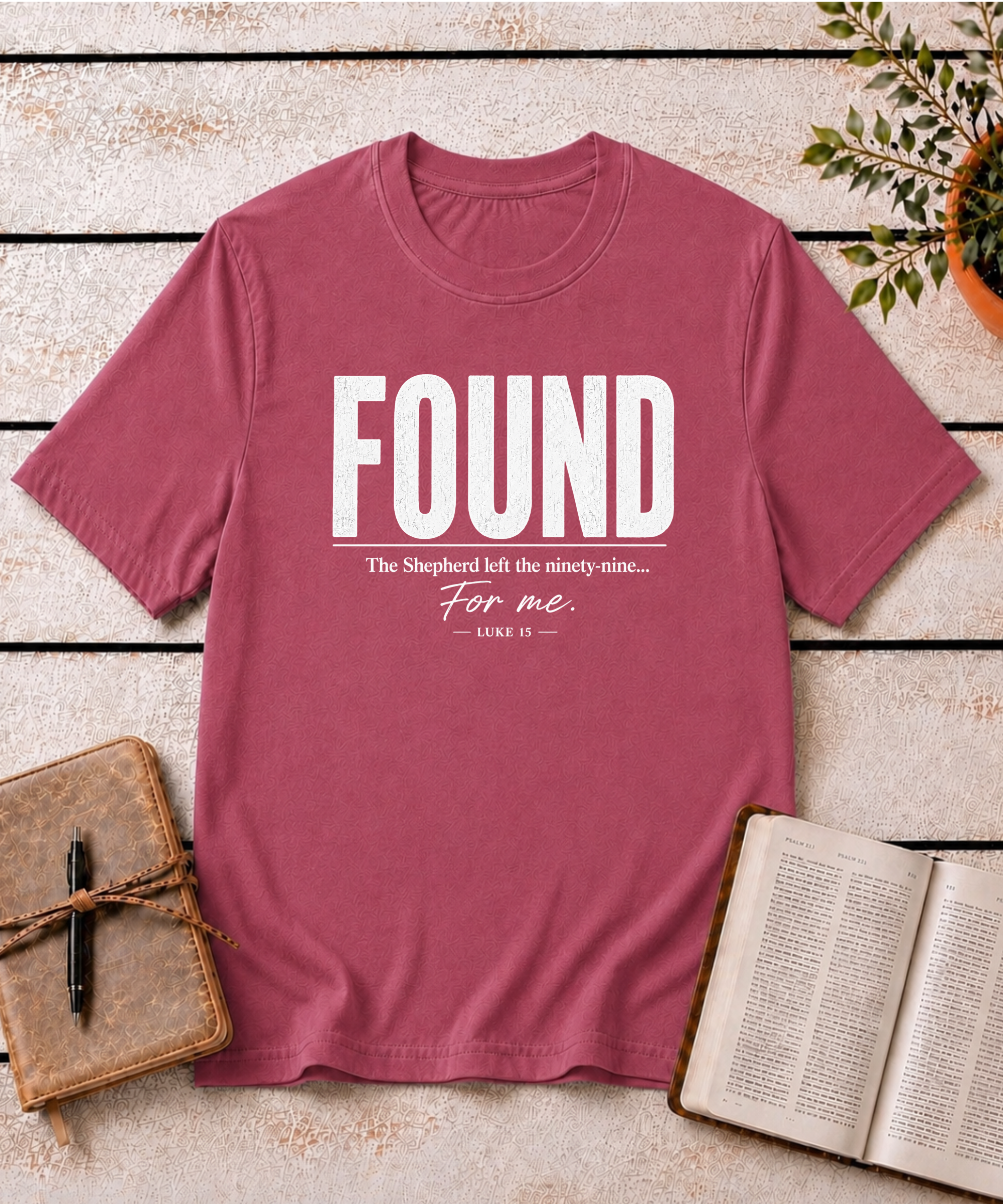 Found T-Shirt (White Text)