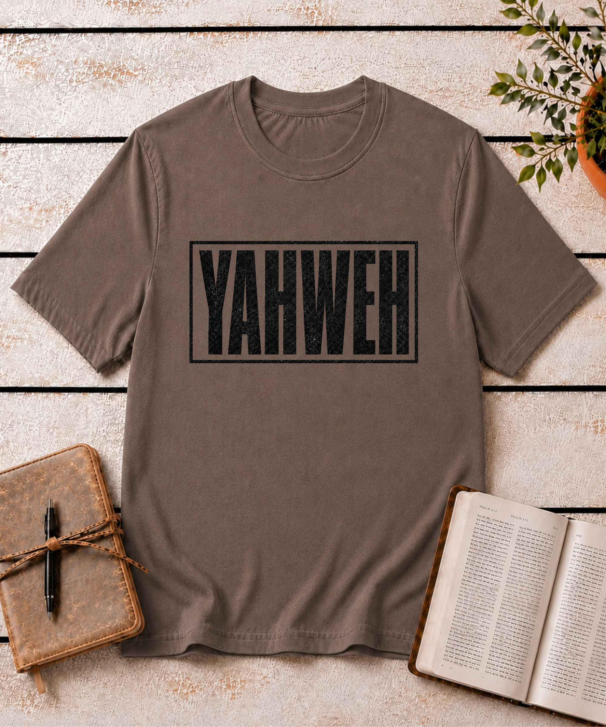 Yahweh T-Shirt (Black Font)