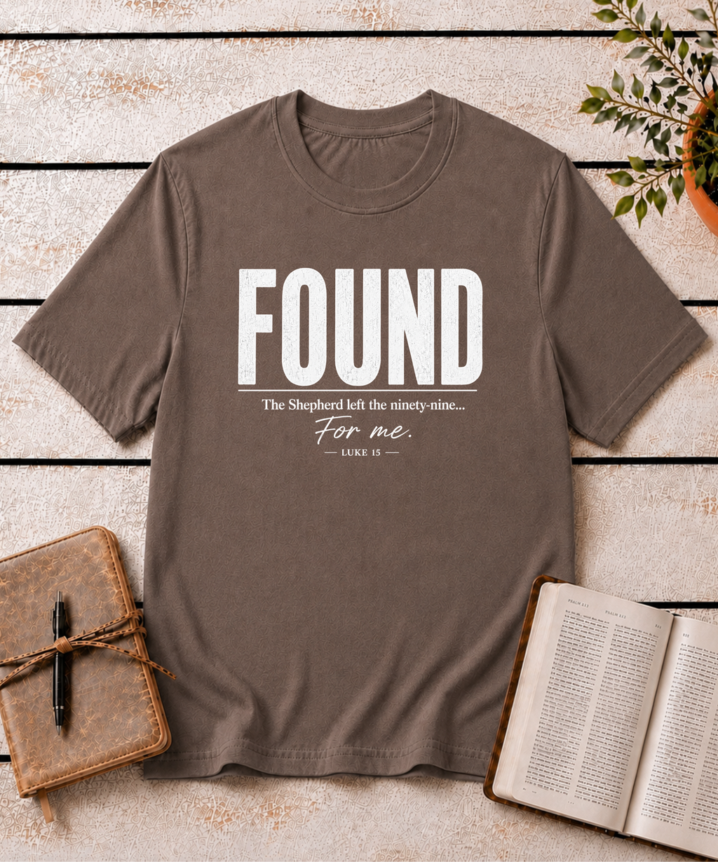 Found T-Shirt (White Text)
