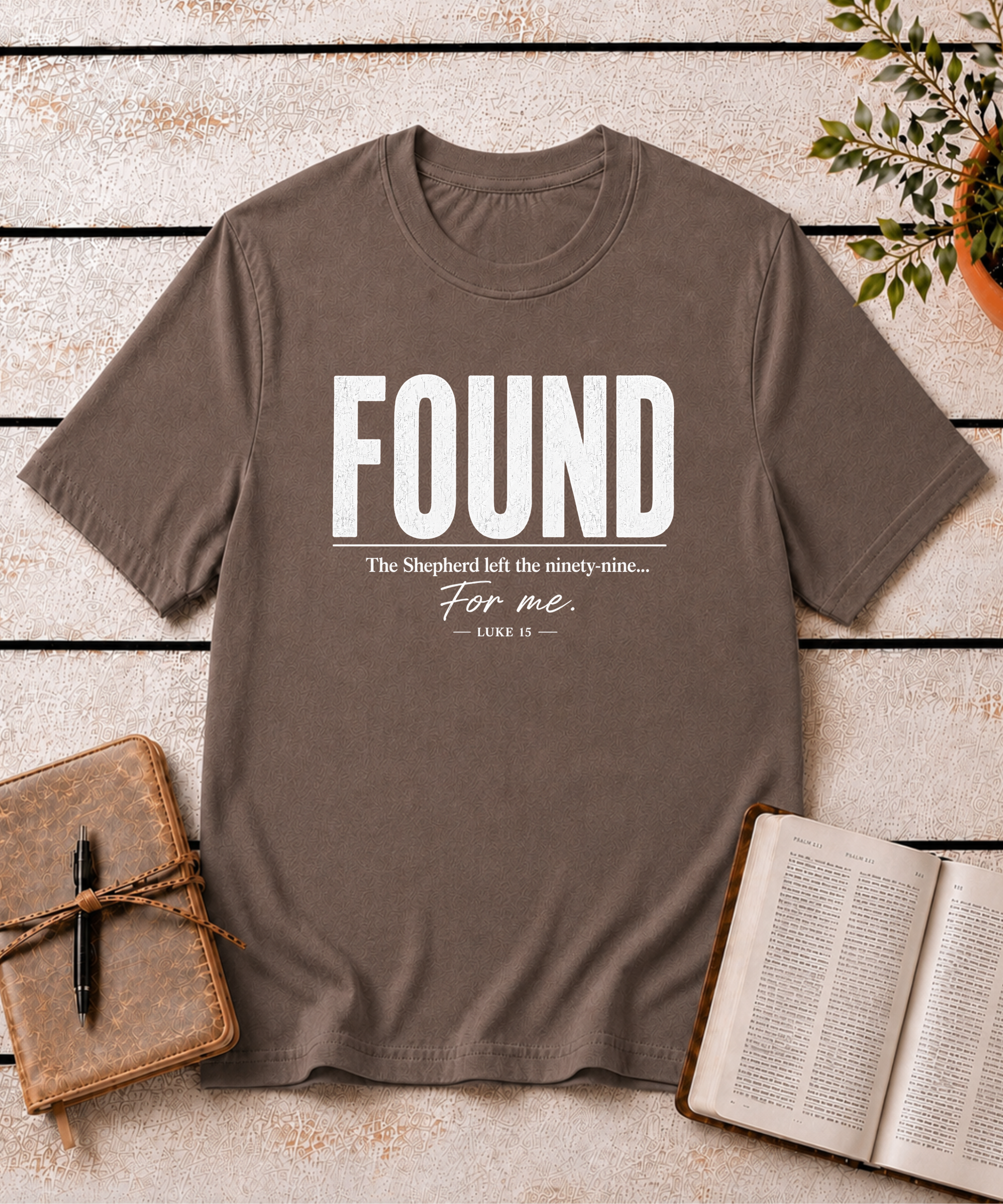 Found T-Shirt (White Text)