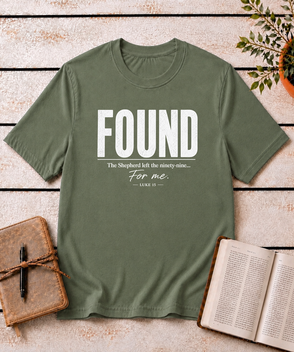 Found T-Shirt (White Text)