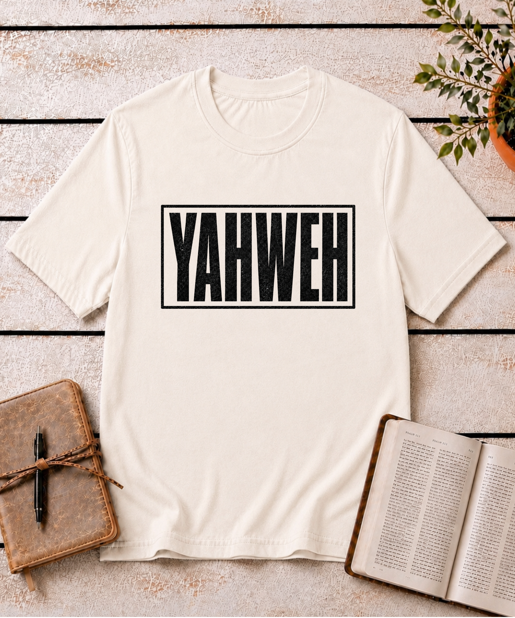 Yahweh T-Shirt (Black Font)