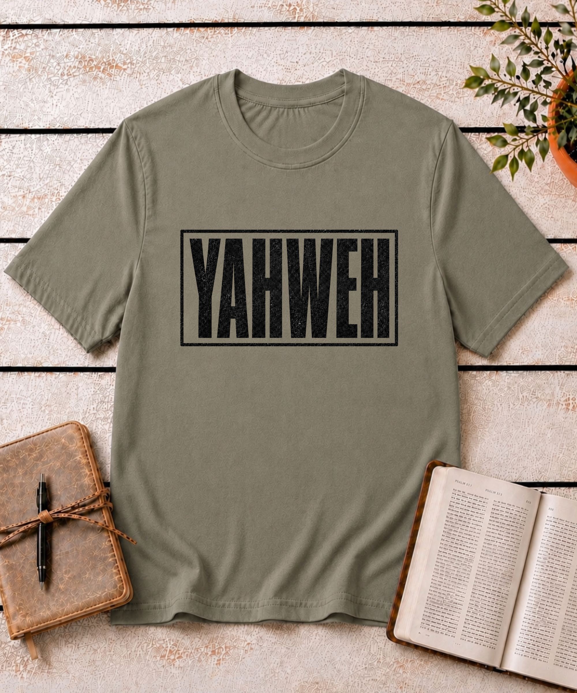 Yahweh T-Shirt (Black Font)