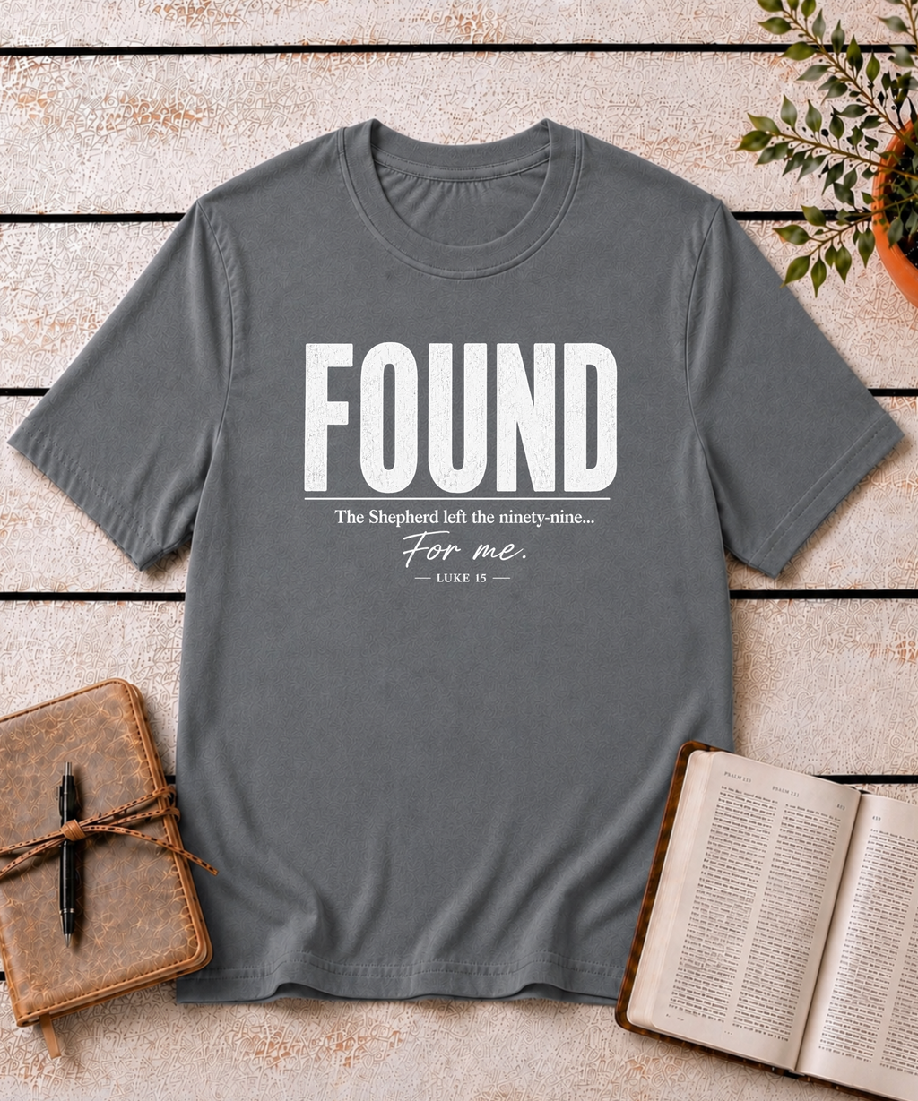 Found T-Shirt (White Text)