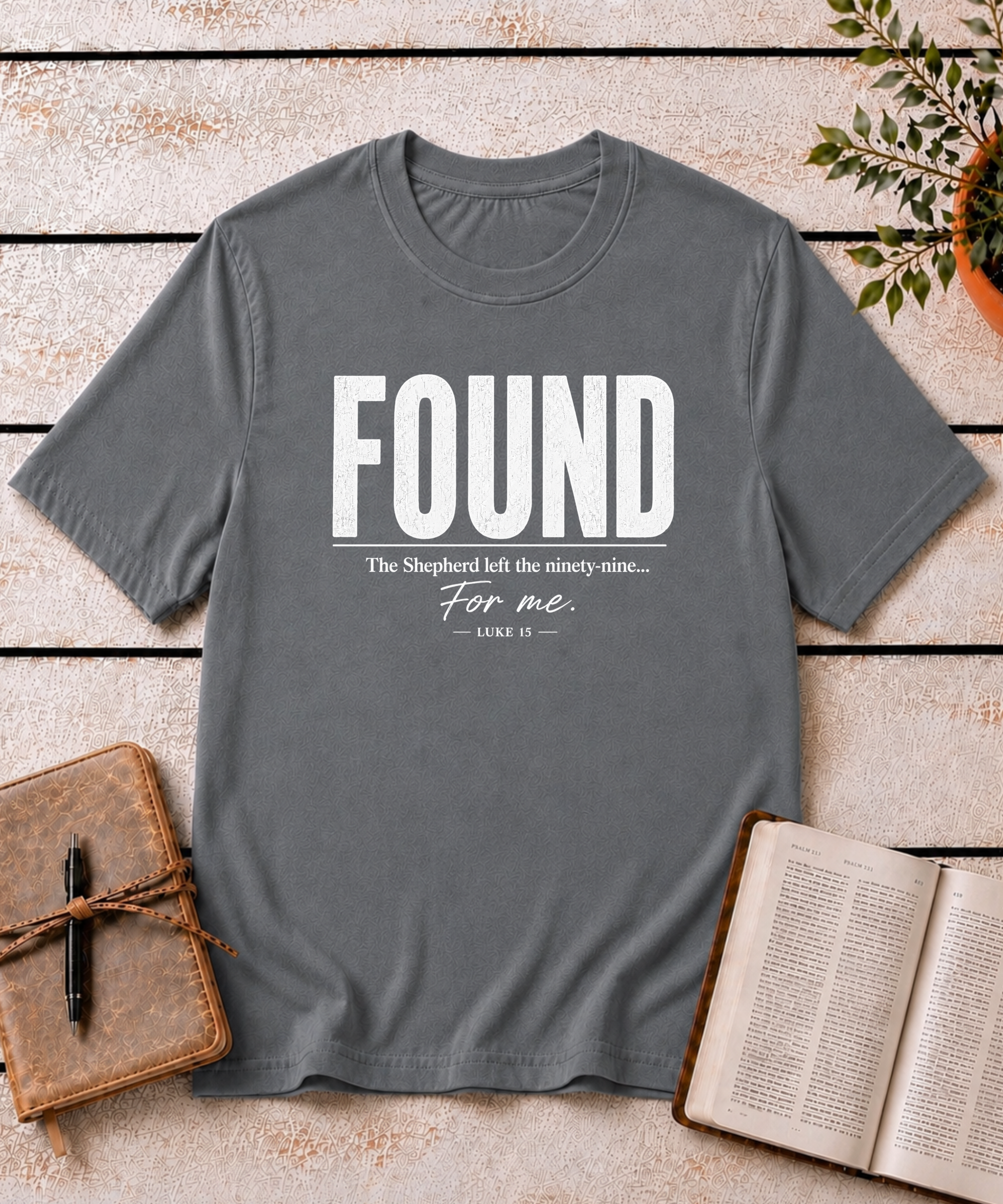 Found T-Shirt (White Text)