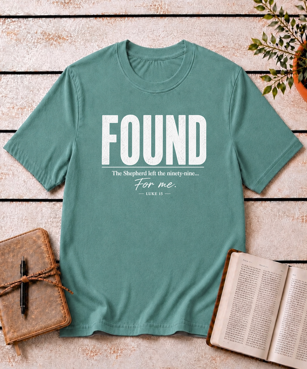 Found T-Shirt (White Text)